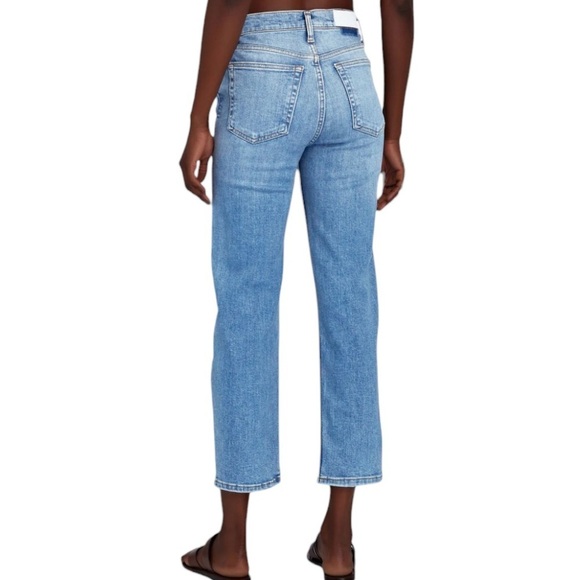 Re/Done Denim - ReDone 70’s Stove Pipe Denim Jeans NWT Straight Leg Vintage Faded Blue Size 26